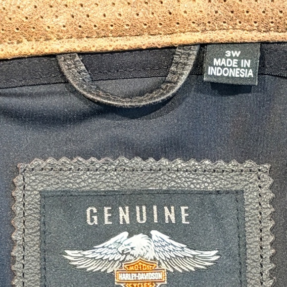 Harley Davidson Leather Motorcycle Jacket - Picture 6 of 13